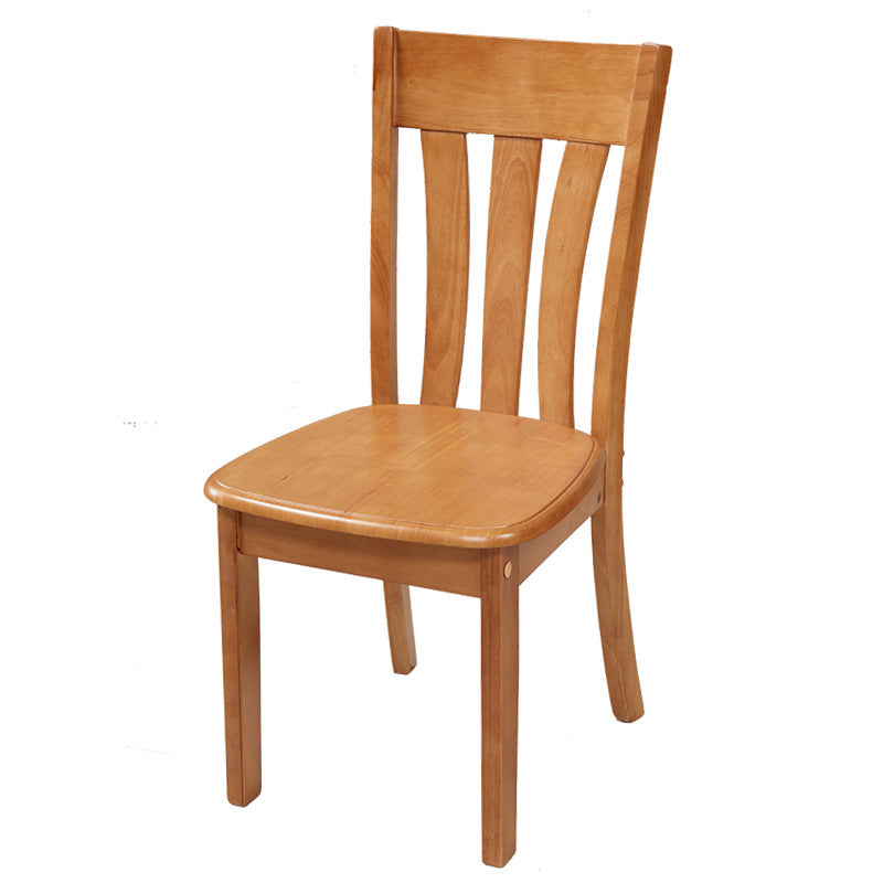 Solid Wood Dining Chair Oak Chair Household Restaurant Stool Simple Wooden Hotel Dining Table Chair Backrest Chair
