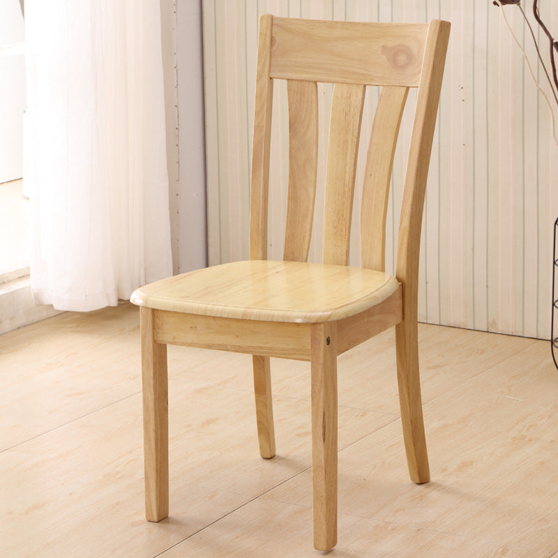 Solid Wood Dining Chair Oak Chair Household Restaurant Stool Simple Wooden Hotel Dining Table Chair Backrest Chair