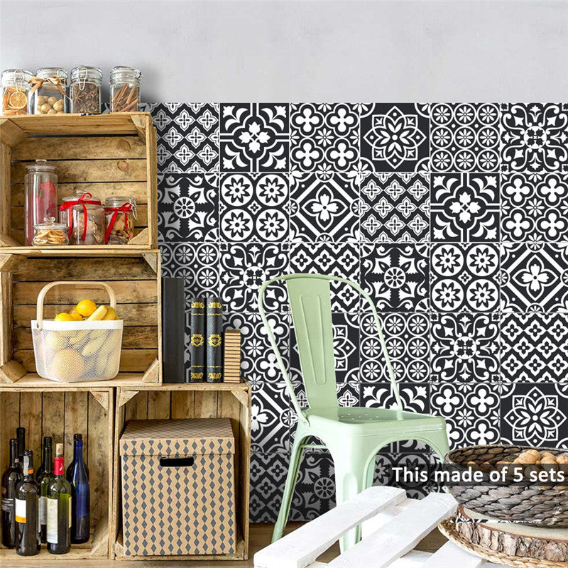 Kitchen Greaseproof Stickers Bathroom Waterproof Wall Stickers