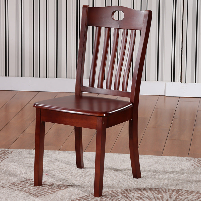 Solid Wood Dining Chair Oak Chair Household Restaurant Stool Simple Wooden Hotel Dining Table Chair Backrest Chair
