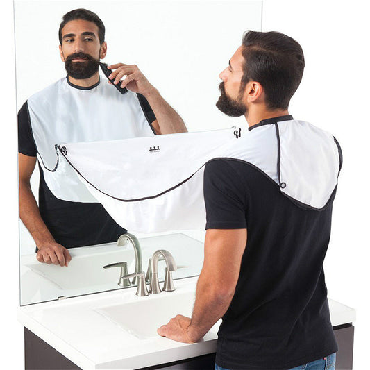 Shaving Apron Men&#039;s Styling Beard Shaving Apron Transparent Suction Cup Shaving Apron Trim Beard Styling Apron