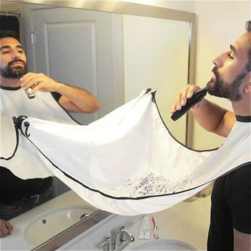 Shaving Apron Men&#039;s Styling Beard Shaving Apron Transparent Suction Cup Shaving Apron Trim Beard Styling Apron