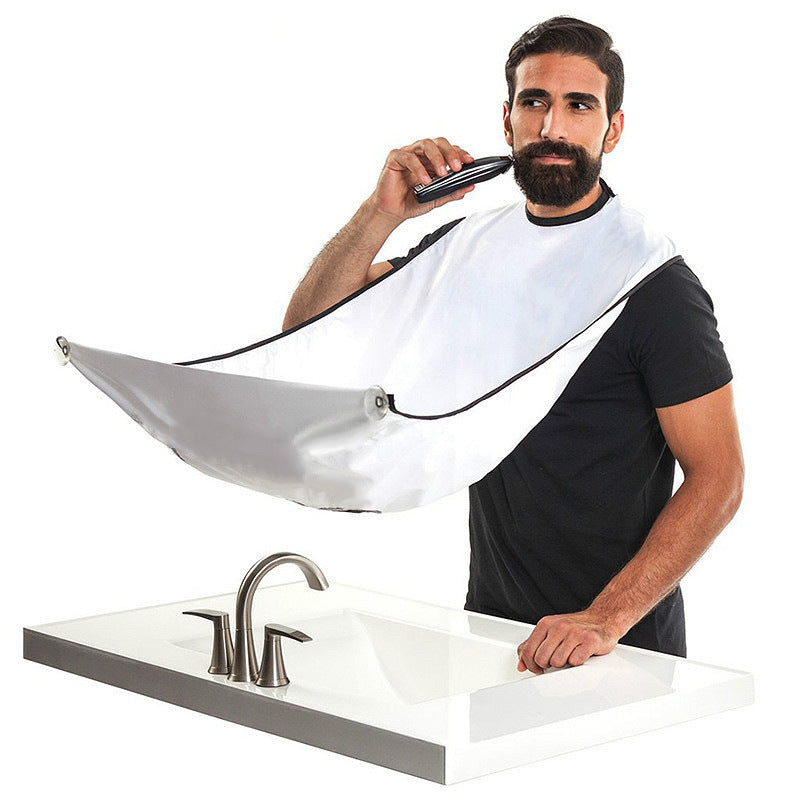Shaving Apron Men&#039;s Styling Beard Shaving Apron Transparent Suction Cup Shaving Apron Trim Beard Styling Apron