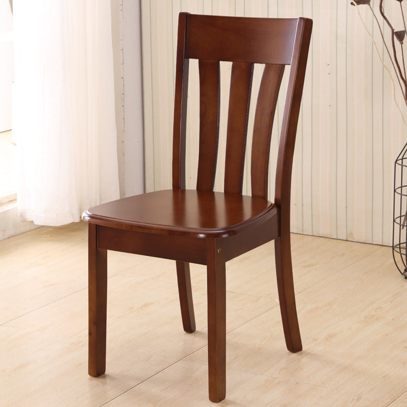 Solid Wood Dining Chair Oak Chair Household Restaurant Stool Simple Wooden Hotel Dining Table Chair Backrest Chair